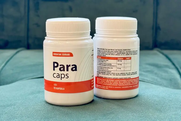 Para Caps sastav Para Caps sastav